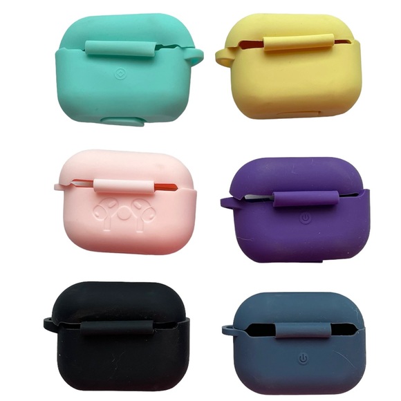 NEW 6 Silicone Cases Apple AirPod PRO - Picture 3 of 11